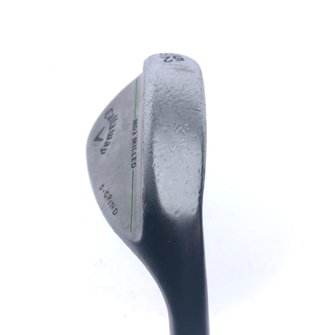 Used Callaway MD3 Milled Chrome Gap Wedge / 52.0 Degrees / Wedge Flex