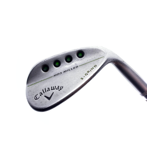 Used Callaway MD3 Milled Chrome Gap Wedge / 52.0 Degrees / Wedge Flex