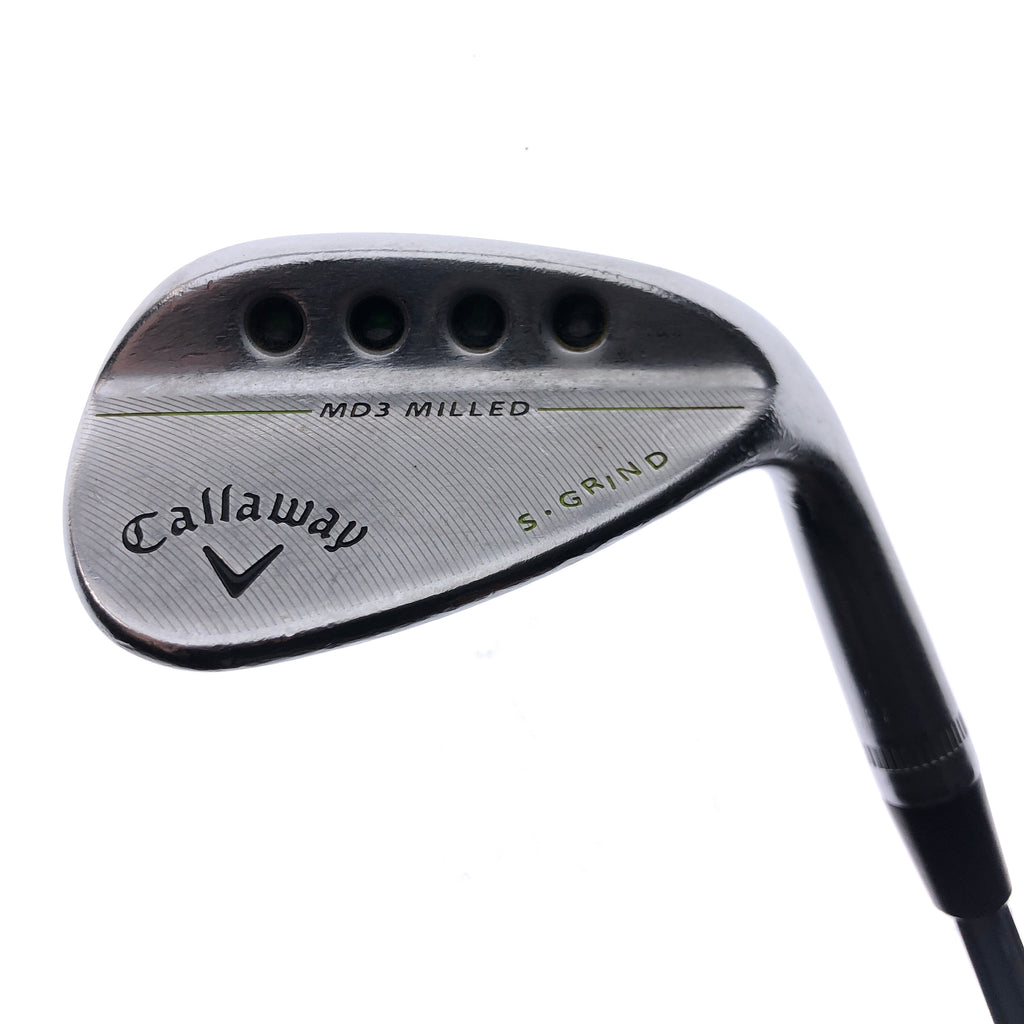 Used Callaway MD3 Milled Chrome Gap Wedge / 52.0 Degrees / Wedge Flex