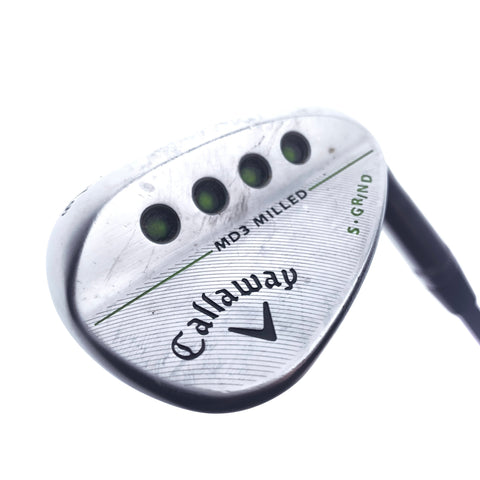Used Callaway MD3 Milled Chrome Lob Wedge / 60.0 Degrees/ Wedge Flex