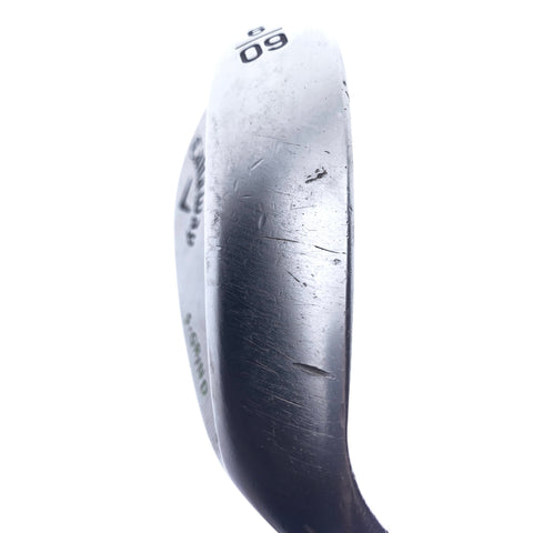 Used Callaway MD3 Milled Chrome Lob Wedge / 60.0 Degrees/ Wedge Flex