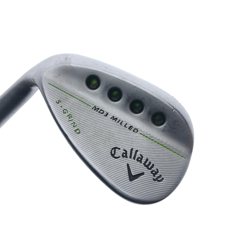 Used Callaway MD3 Milled Chrome Sand Wedge / 56.0 Degrees / Left-Handed