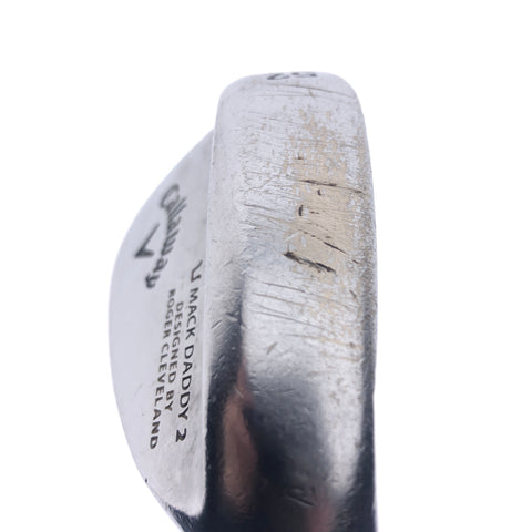 Used Callaway Mack Daddy 2 Chrome Gap Wedge / 52.0 Degrees / Wedge Flex