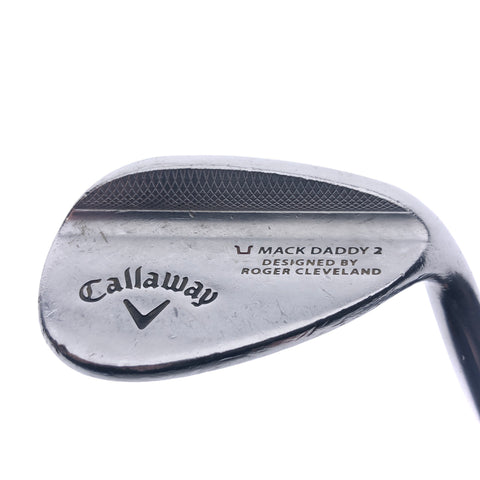 Used Callaway Mack Daddy 2 Chrome Gap Wedge / 52.0 Degrees / Wedge Flex