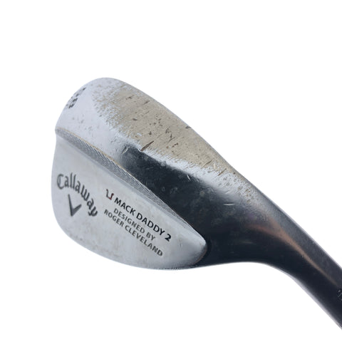 Used Callaway Mack Daddy 2 Chrome Lob Wedge / 58.0 Degrees / Wedge Flex