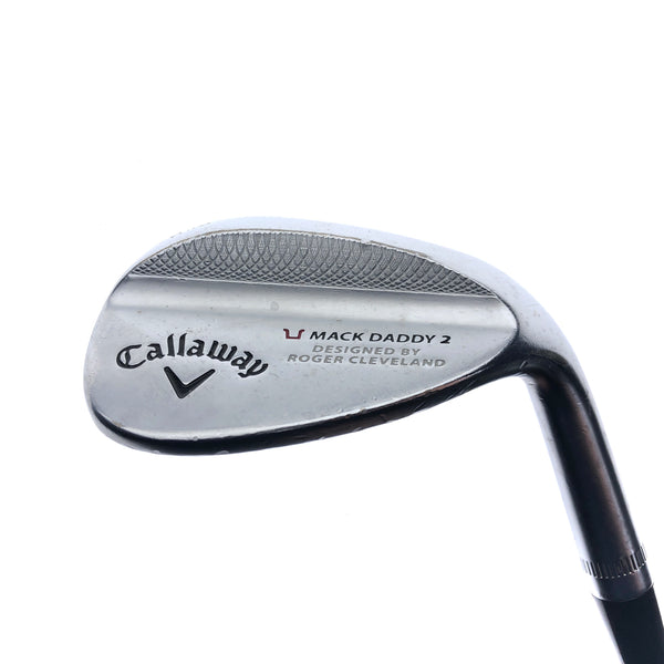 Used Callaway Mack Daddy 2 Chrome Lob Wedge / 58.0 Degrees / Wedge Flex