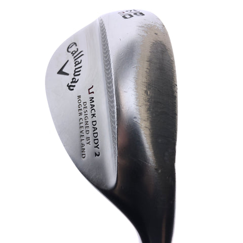 Used Callaway Mack Daddy 2 Chrome Lob Wedge / 60.0 Degrees / Stiff Flex