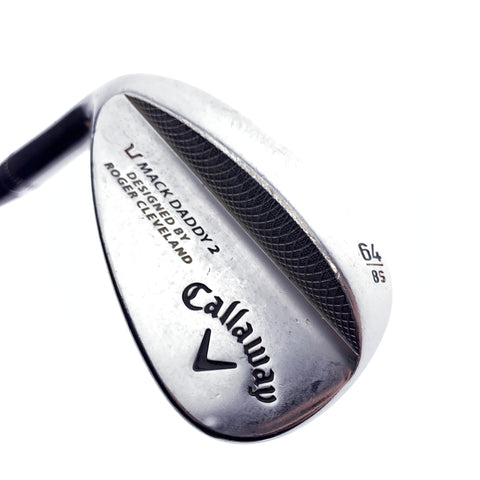 Used Callaway Mack Daddy 2 Chrome Lob Wedge / 64.0 Degrees / Wedge Flex