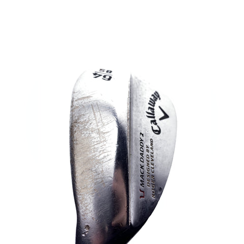Used Callaway Mack Daddy 2 Chrome Lob Wedge / 64.0 Degrees / Wedge Flex