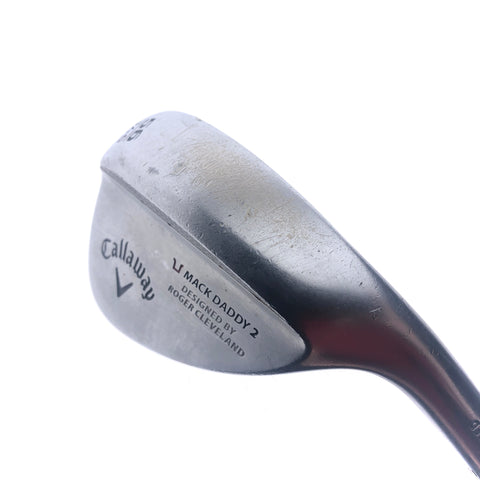 Used Callaway Mack Daddy 2 Chrome Sand Wedge / 56.0 Degrees / Wedge Flex