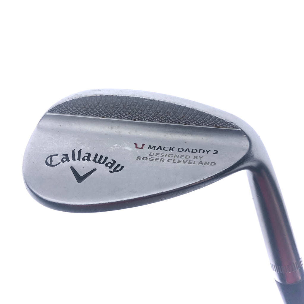 Used Callaway Mack Daddy 2 Chrome Sand Wedge / 56.0 Degrees / Wedge Flex
