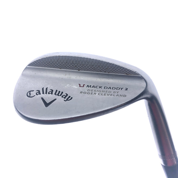 Used Callaway Mack Daddy 2 Chrome Sand Wedge / 56.0 Degrees / Wedge Flex