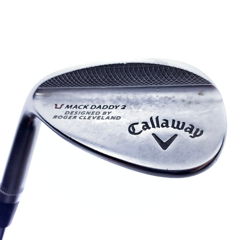 Used Callaway Mack Daddy 2 Chrome Sand Wedge/56.0 Degrees/Stiff Flex/Left-Hand
