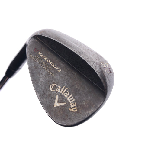 Used Callaway Mack Daddy 2 Slate Gap Wedge / 52.0 Degrees/X-Stiff Flex/Left-H