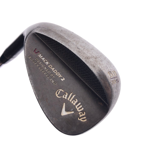 Used Callaway Mack Daddy 2 Slate Lob Wedge / 60.0 Degrees / Left-Handed