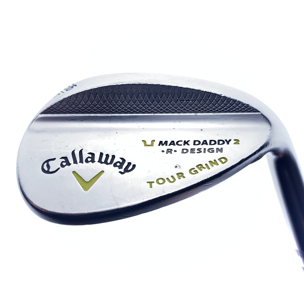 Used Callaway Mack Daddy 2 Tour Grind Chrome Sand Wedge/56.0 Degrees/Stiff Flex