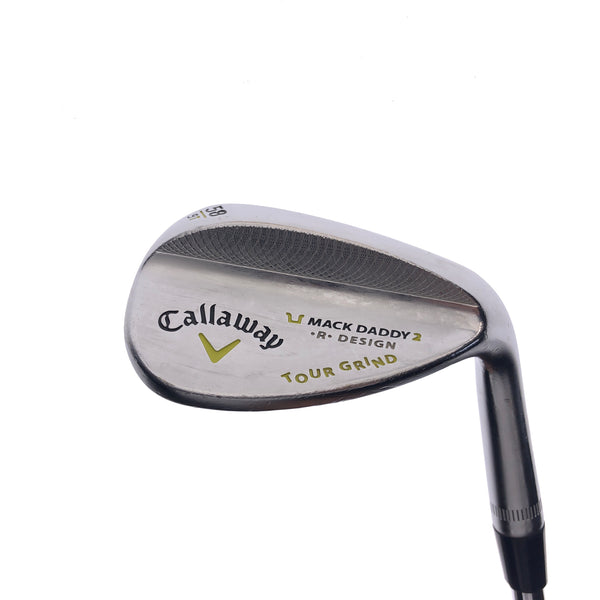 Used Callaway Mack Daddy 2 Tour Grind Lob Wedge / 58.0 Degrees / Wedge Flex