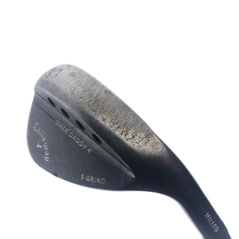 Used Callaway Mack Daddy 4 Black Gap Wedge / 52.0 Degrees / Stiff Flex