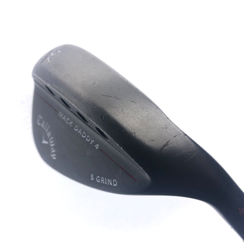 Used Callaway Mack Daddy 4 Black Gap Wedge / 52.0 Degrees / Stiff Flex