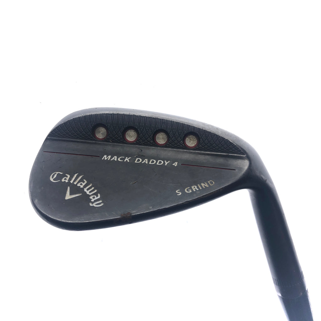 Used Callaway Mack Daddy 4 Black Gap Wedge / 52.0 Degrees / Stiff Flex