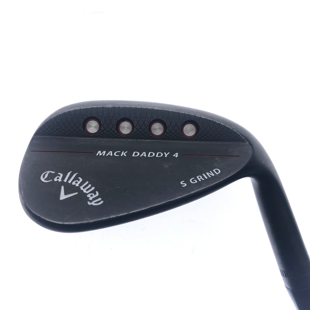 Used Callaway Mack Daddy 4 Black Gap Wedge / 52.0 Degrees / Stiff Flex