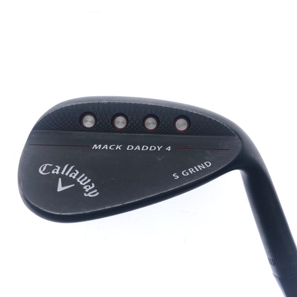 Used Callaway Mack Daddy 4 Black Gap Wedge / 52.0 Degrees / Stiff Flex