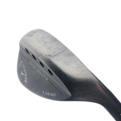 Used Callaway Mack Daddy 4 Black Lob Wedge / 58.0 Degrees / Regular Flex