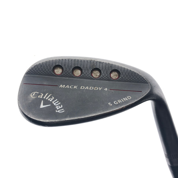 Used Callaway Mack Daddy 4 Black Lob Wedge / 58.0 Degrees / Regular Flex
