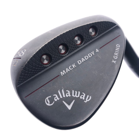 Used Callaway Mack Daddy 4 Black Lob Wedge / 58.0 Degrees / Stiff Flex