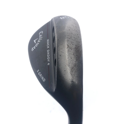 Used Callaway Mack Daddy 4 Black Lob Wedge / 58.0 Degrees / Stiff Flex