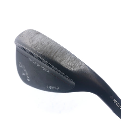 Used Callaway Mack Daddy 4 Black Pitching Wedge / 46.0 Degrees / Stiff Flex