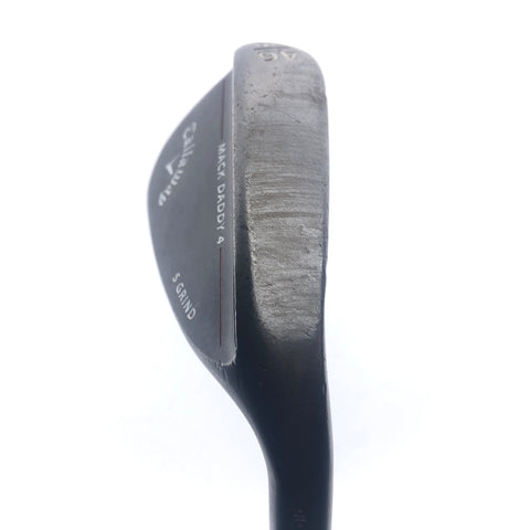 Used Callaway Mack Daddy 4 Black Pitching Wedge / 46.0 Degrees / Stiff Flex