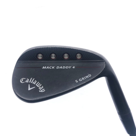 Used Callaway Mack Daddy 4 Black Pitching Wedge / 46.0 Degrees / Stiff Flex