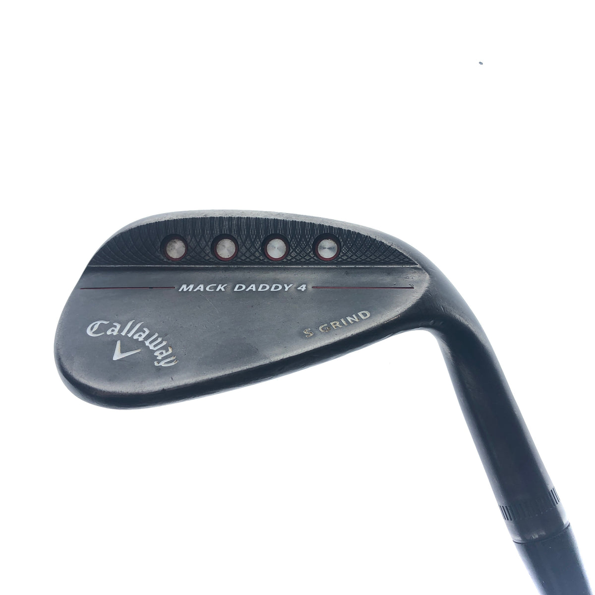 Used Callaway Mack Daddy 4 Black Pitching Wedge / 46.0 Degrees / X-Stiff Flex