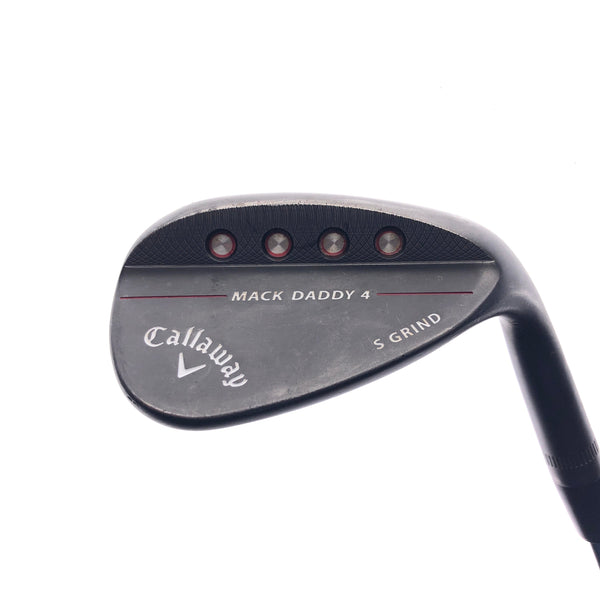 Used Callaway Mack Daddy 4 Black Sand Wedge / 54.0 Degrees / Stiff Flex