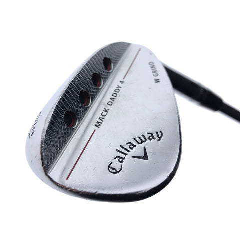 Used Callaway Mack Daddy 4 Chrome Gap Wedge / 50.0 Degrees / Stiff Flex