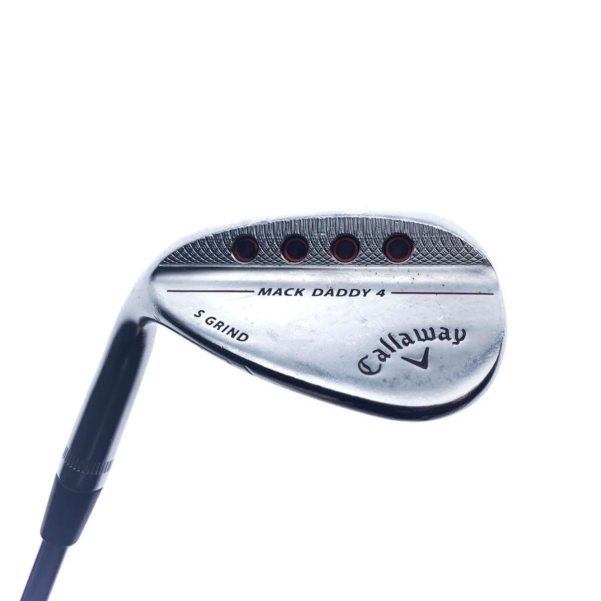Used Callaway Mack Daddy 4 Chrome Gap Wedge / 52.0 Degrees / Stiff / Left-Hand