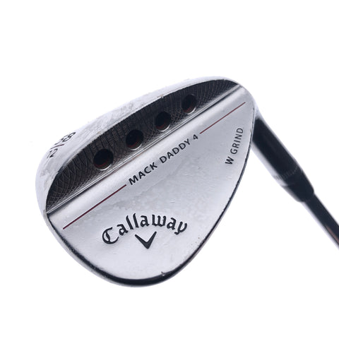 Used Callaway Mack Daddy 4 Chrome Lob Wedge / 58.0 Degrees / Stiff Flex