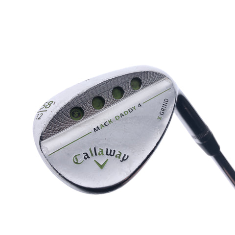 Used Callaway Mack Daddy 4 Chrome Lob Wedge / 58.0 Degrees / Stiff Flex