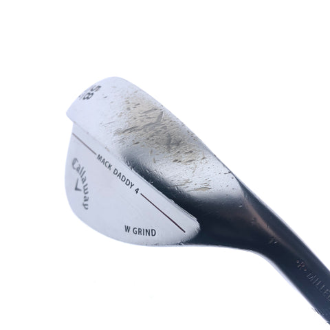 Used Callaway Mack Daddy 4 Chrome Lob Wedge / 58.0 Degrees / Stiff Flex