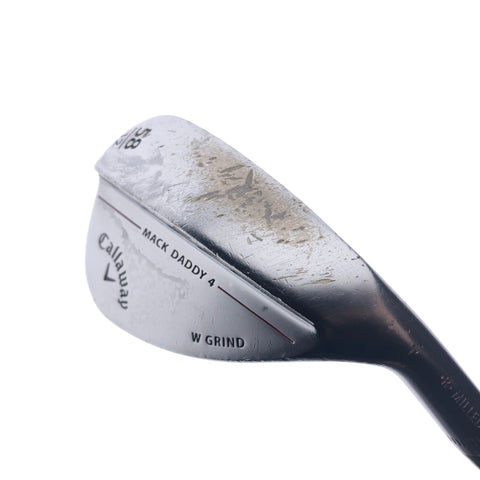 Used Callaway Mack Daddy 4 Chrome Lob Wedge / 58.0 Degrees / Stiff Flex