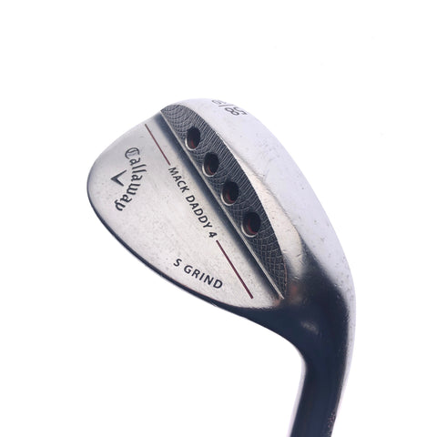 Used Callaway Mack Daddy 4 Chrome Lob Wedge / 58.0 Degrees / Stiff Flex