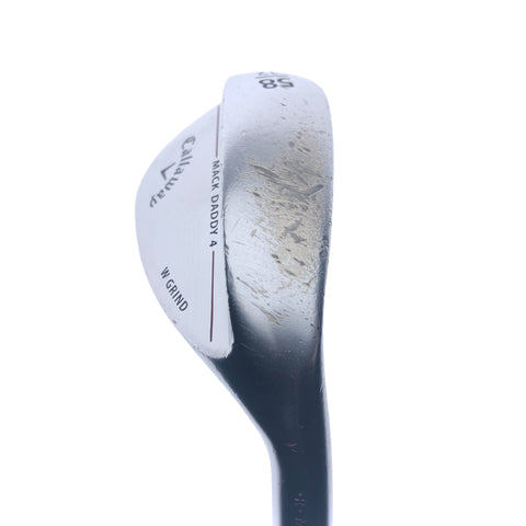 Used Callaway Mack Daddy 4 Chrome Lob Wedge / 58.0 Degrees / Stiff Flex