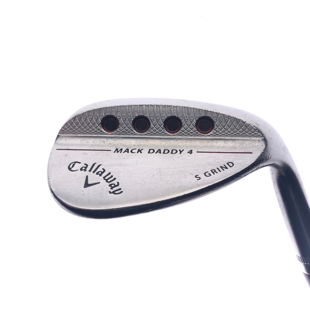 Used Callaway Mack Daddy 4 Chrome Lob Wedge / 58.0 Degrees / Stiff Flex