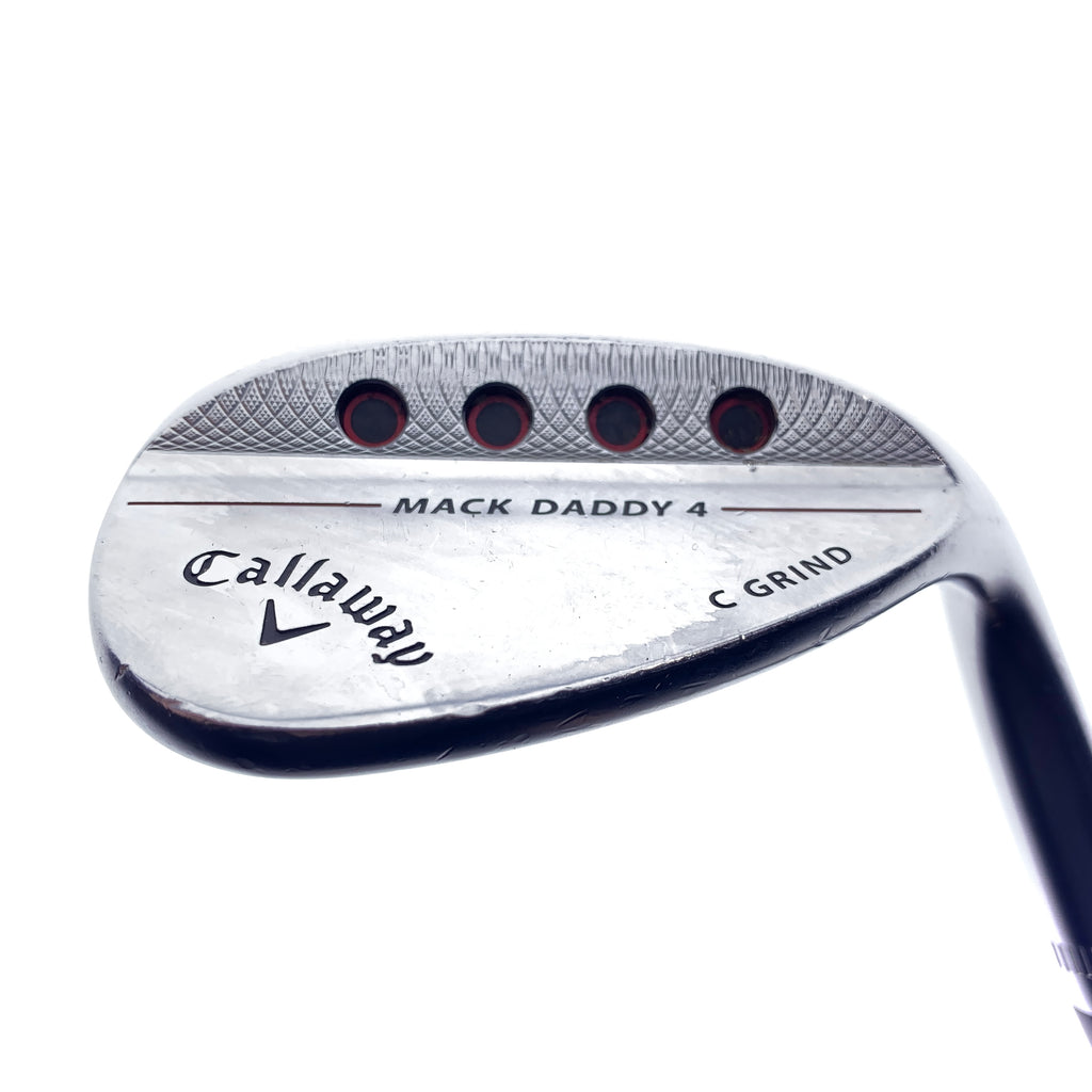 Used Callaway Mack Daddy 4 Chrome Lob Wedge / 58.0 Degrees / Stiff Flex