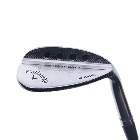 Used Callaway Mack Daddy 4 Chrome Lob Wedge / 58.0 Degrees / Stiff Flex