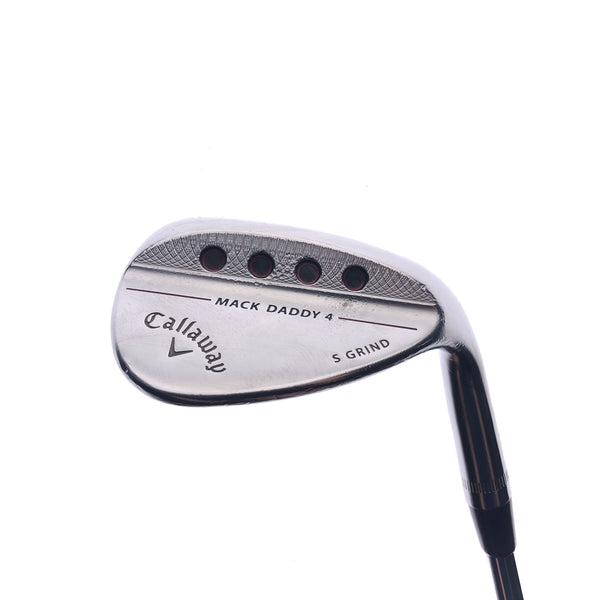 Used Callaway Mack Daddy 4 Chrome Lob Wedge / 58.0 Degrees / Wedge Flex