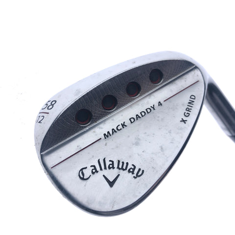 Used Callaway Mack Daddy 4 Chrome Lob Wedge / 58.0 Degrees / X-Stiff Flex