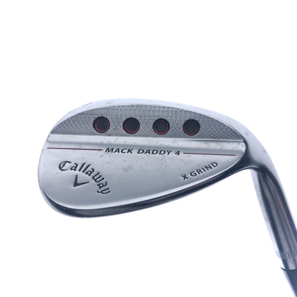 Used Callaway Mack Daddy 4 Chrome Lob Wedge / 58.0 Degrees / X-Stiff Flex