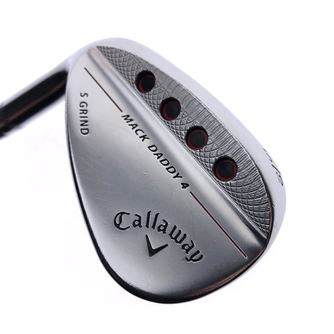 Used Callaway Mack Daddy 4 Chrome Sand Wedge / 54.0 Deg / Stiff / Left-Handed